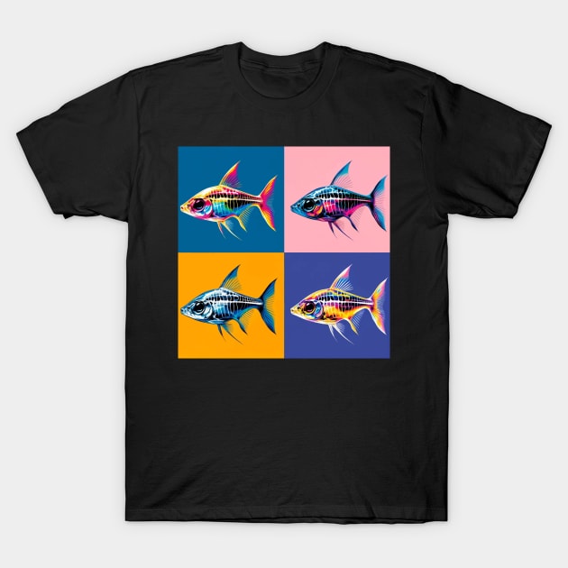 X-Ray Tetra - Cool Tropical Fish T-Shirt by PawPopArt